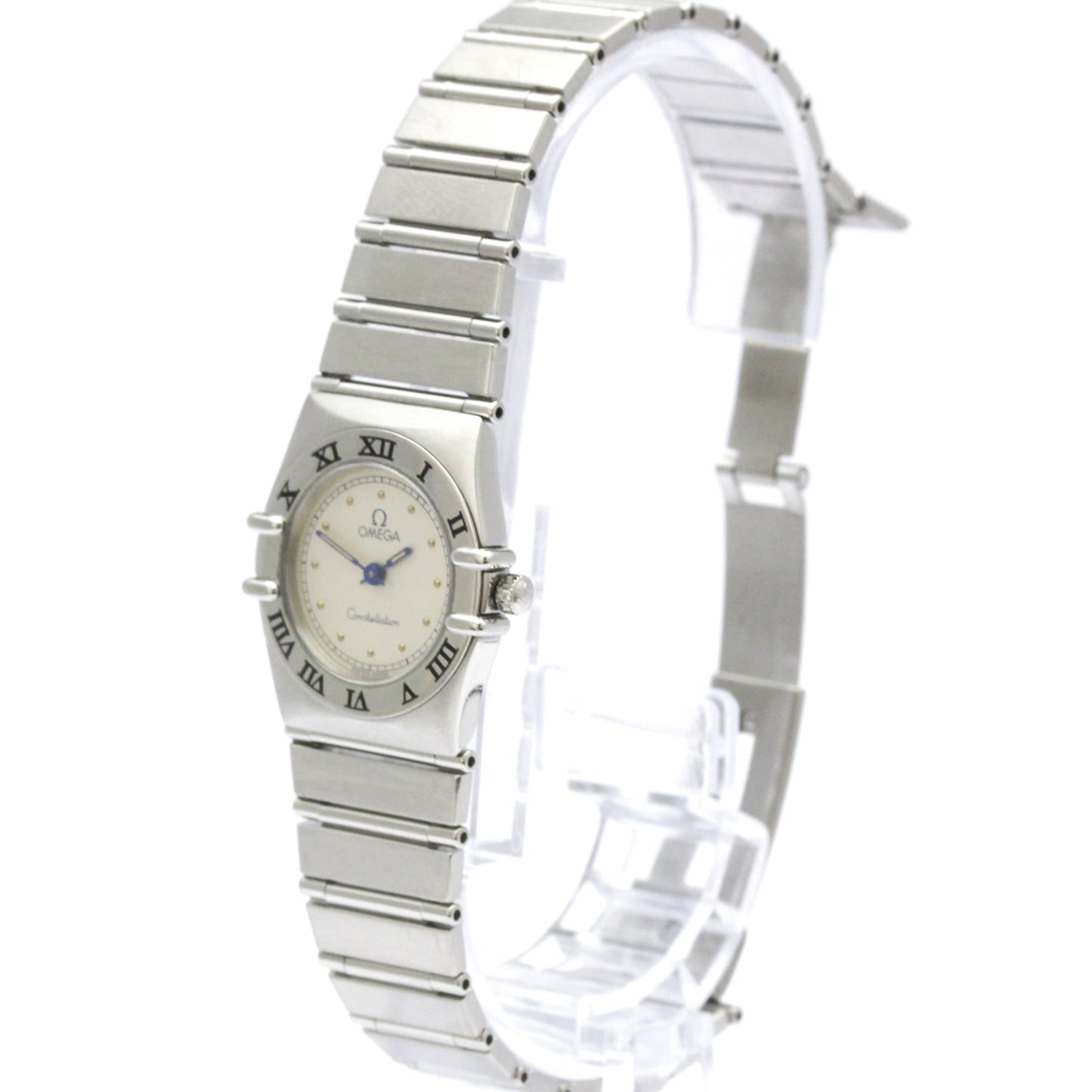Omega Constellation Quartz Watch Stainless Steel 22