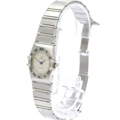 Omega Constellation Quartz Watch Stainless Steel 22