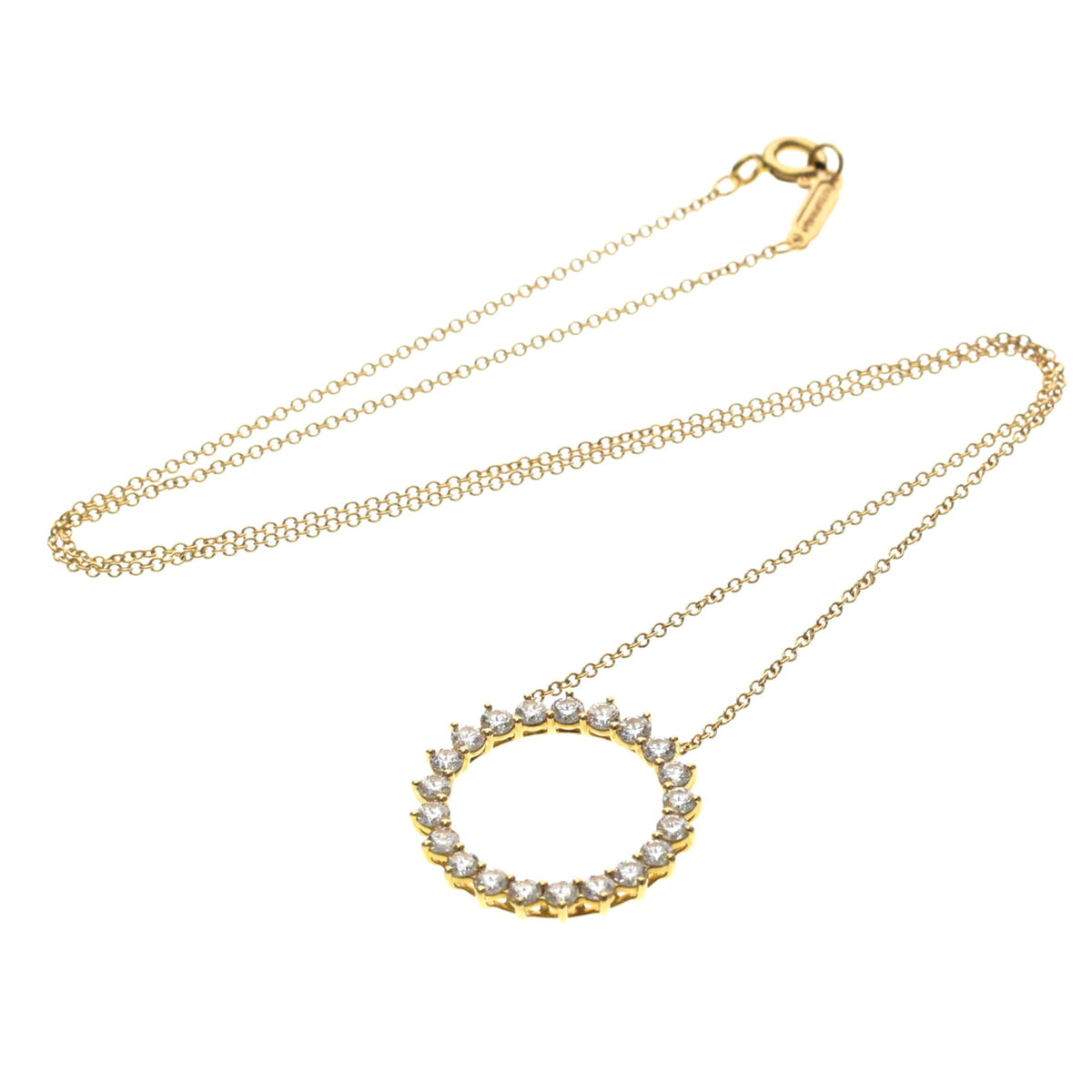 Tiffany & Co. Open Circle Pendant 18K Rose Gold with Diamonds Product Image