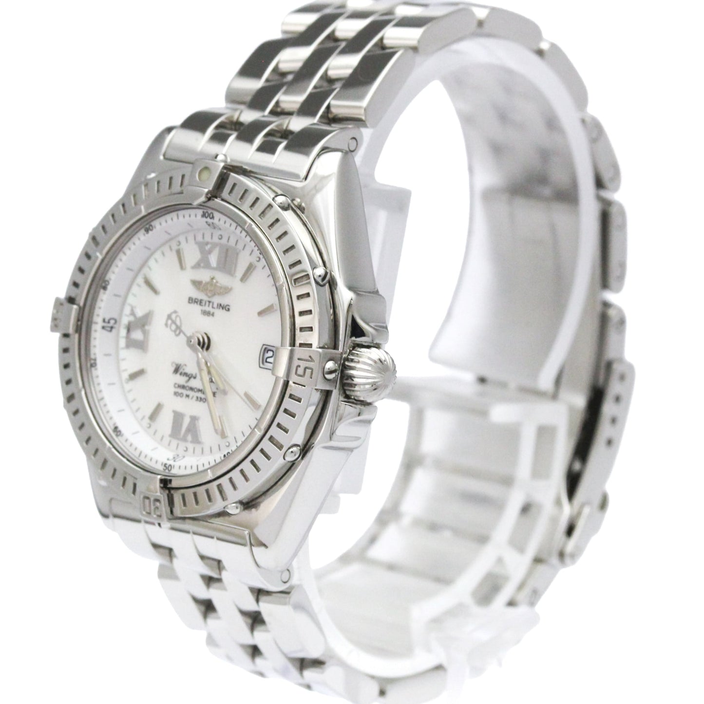 Breitling Wings Lady Quartz Stainless Steel 31