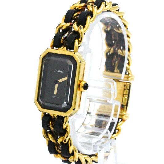 Chanel Premiere Rock Quartz Watch Plated Metal and Leather 20