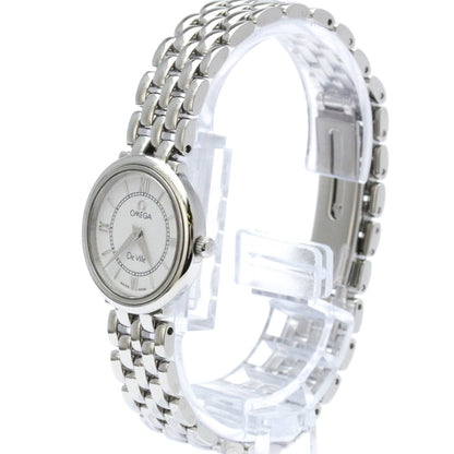Omega Vintage De Ville Quartz Watch Stainless Steel 23