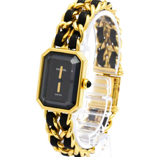 Chanel Premiere Rock Quartz Watch Plated Metal and Leather 20