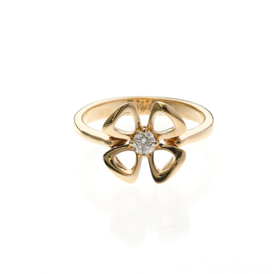 Bvlgari Fiorever 18K White Gold and Pave Diamonds Small