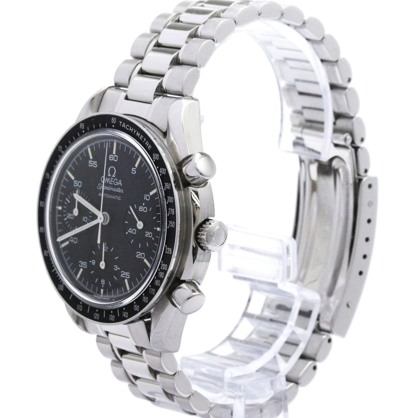 Omega Speedmaster Reduced Chronograph Automatic Watch Stainless Steel 39