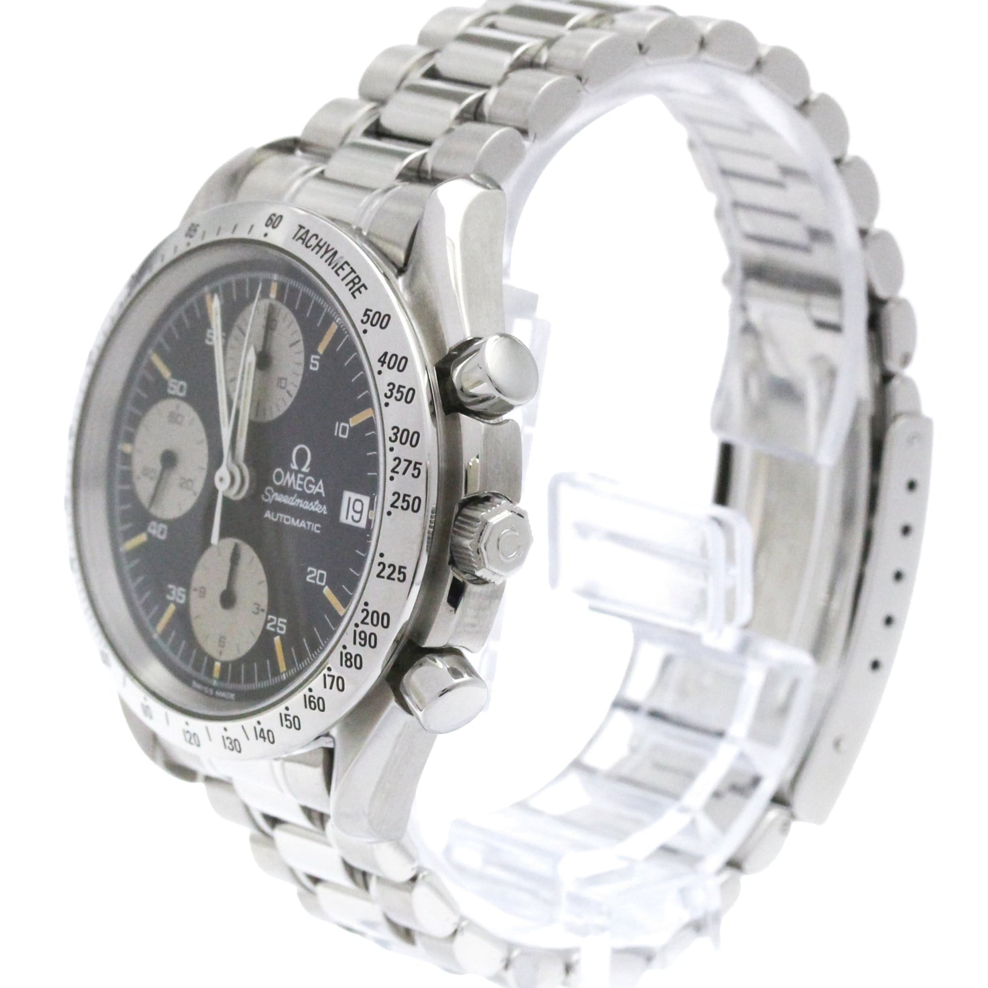 Omega Speedmaster Date Chronograph Automatic Stainless Steel 39