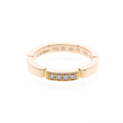 Cartier Maillon Panthere Band 18K Rose Gold with 4 Diamonds Product Image