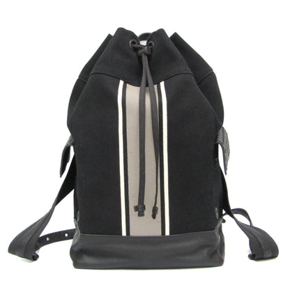 Bottega Veneta Drawstring Printed Canvas with Intrecciato Leather Large