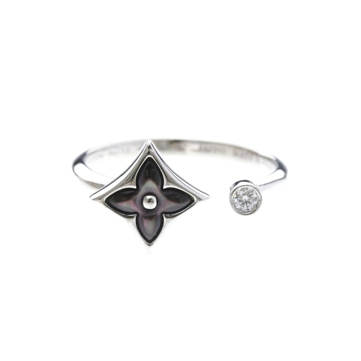 Louis Vuitton Color Blossom Mini Star 18K White Gold with Mother of Pearl and Diamond Product Image