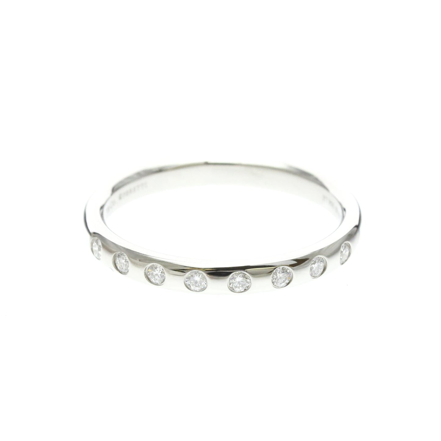 Tiffany & Co. Stacking Band Ring with 8 Diamonds Platinum Product Image