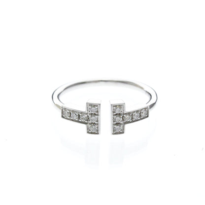 Tiffany & Co. T Wire 18K White Gold with Diamonds Product Image