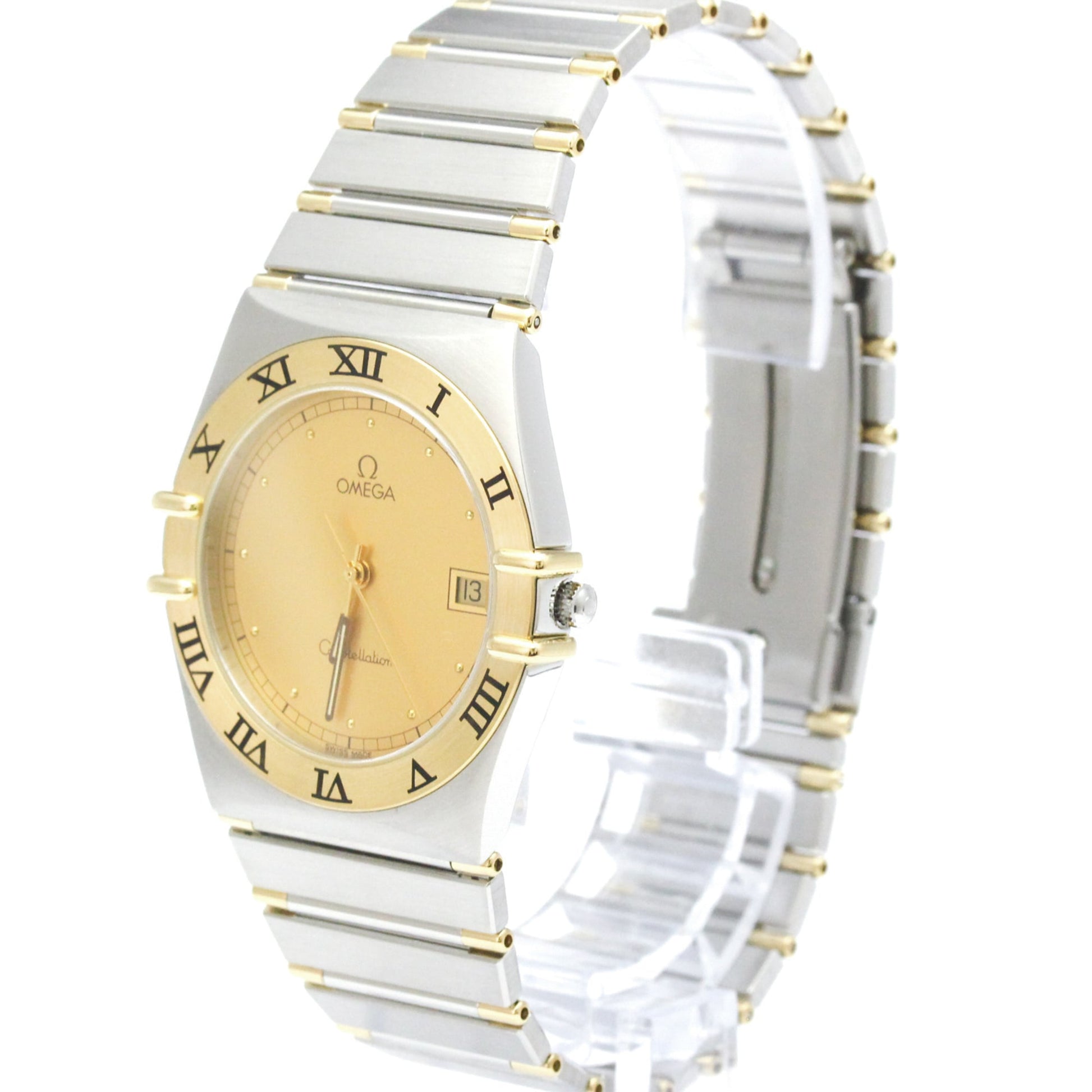 Omega Constellation Quartz Stainless Steel and Yellow Gold 33