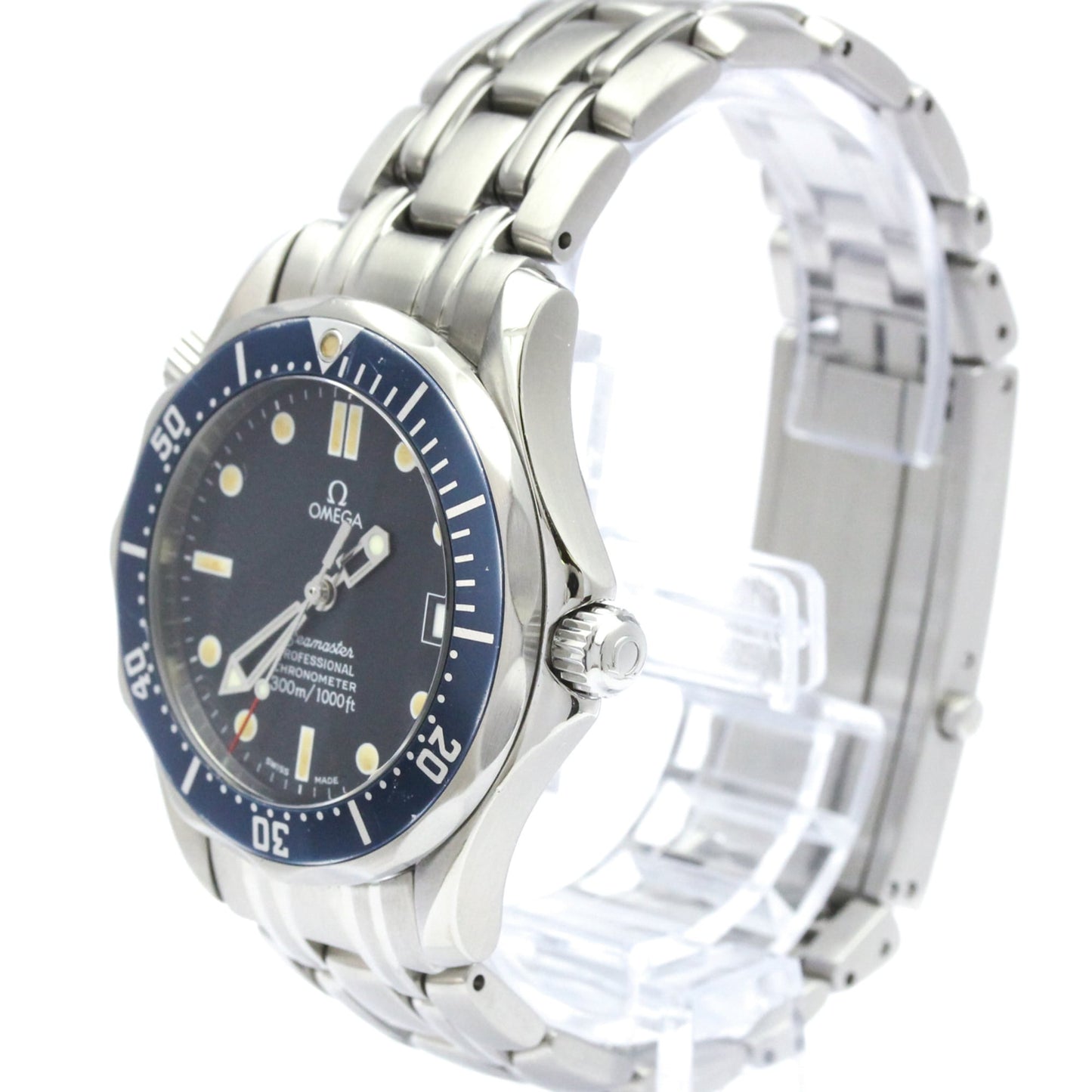 Omega Seamaster Professional Diver Chronometer 300M Automatic Watch Stainless Steel 36