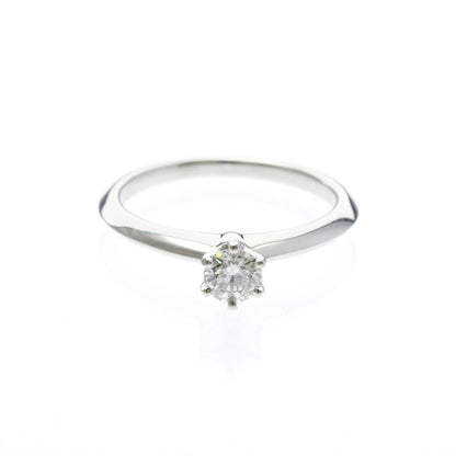 Tiffany & Co. Tiffany Setting Solitaire Ring Platinum with Diamond 0.32CT
