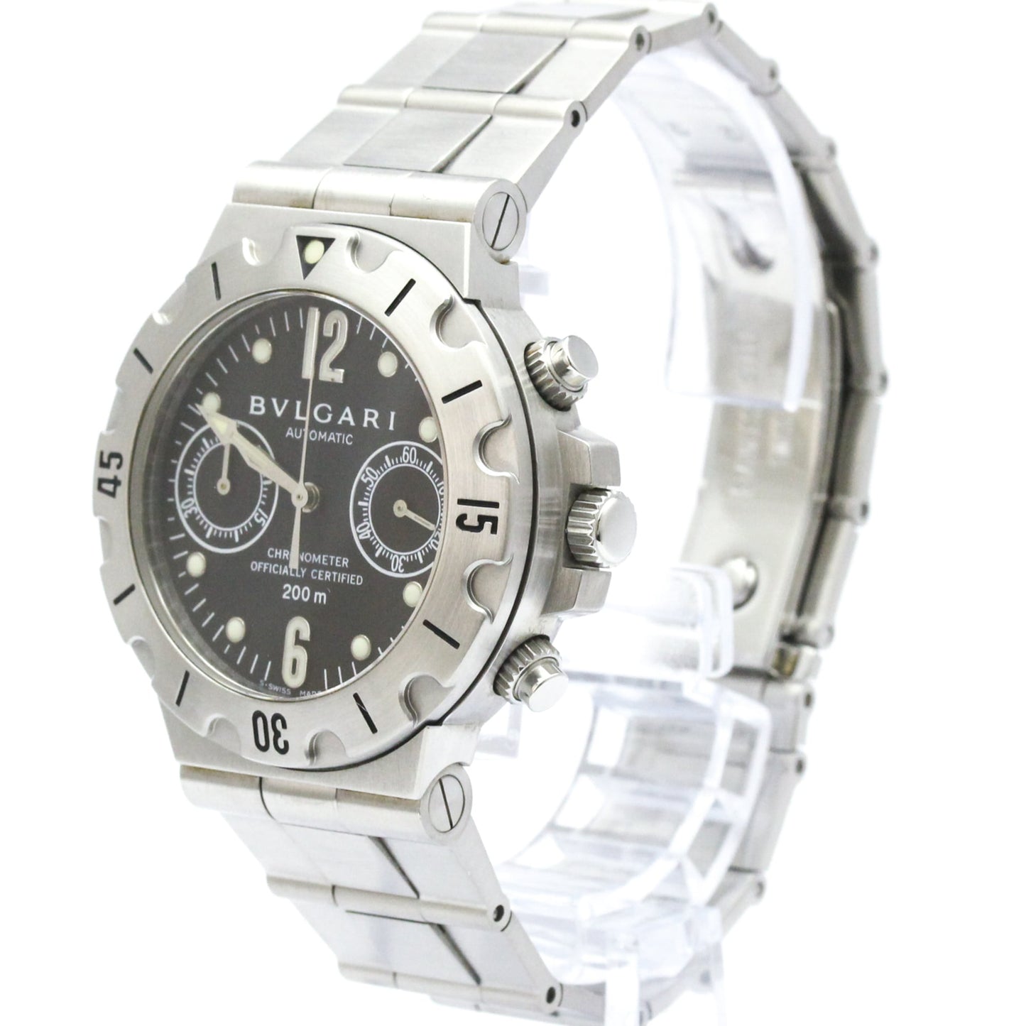 Bvlgari Diagono Chronograph Automatic Stainless Steel 35