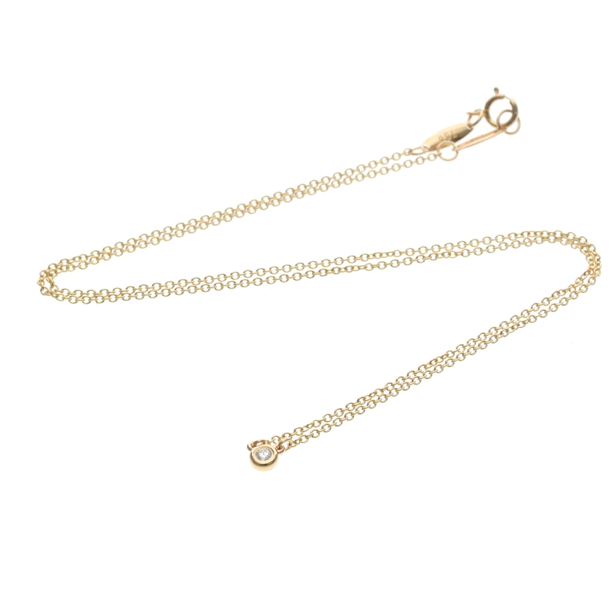Tiffany & Co. Elsa Peretti Diamonds By The Yard Pendant 18K Rose Gold with Diamond Product Image