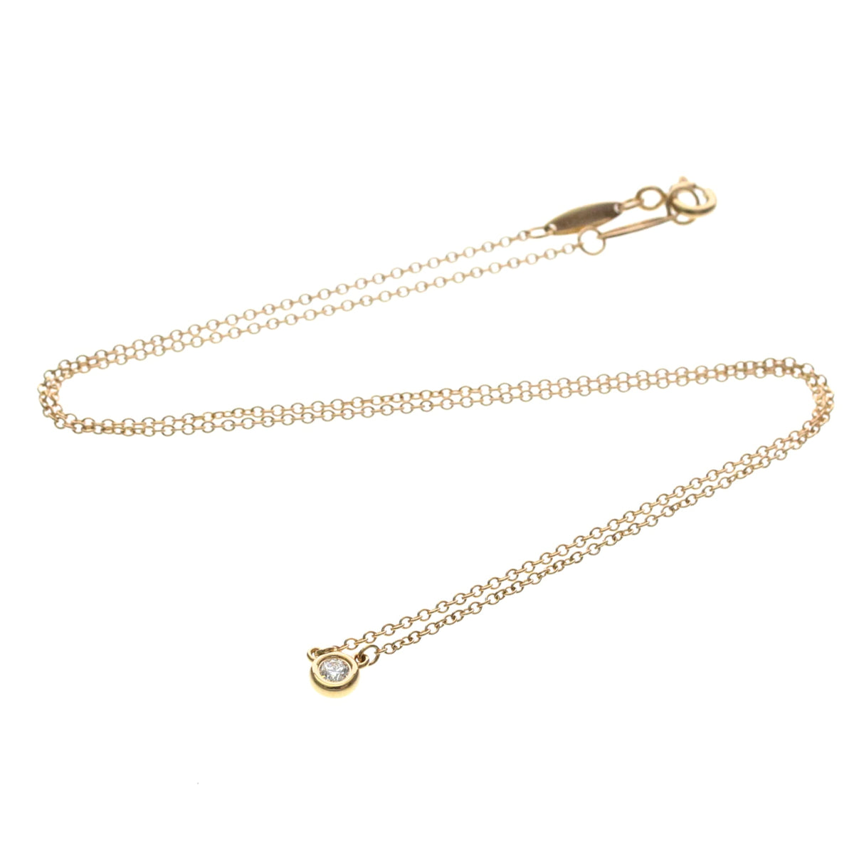 Tiffany & Co. Elsa Peretti Diamonds By The Yard Pendant 18K Rose Gold with Diamond Product Image