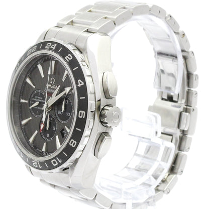 Omega Seamaster Aqua Terra 150M Co-Axial Chronometer GMT Chronograph Automatic Stainless Steel 43