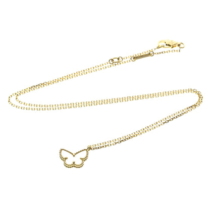Van Cleef & Arpels Sweet Alhambra Butterfly Pendant 18K White Gold with Turquoise Product Image