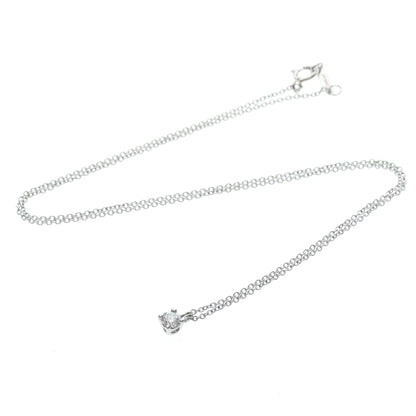 Tiffany & Co. Solitaire Pendant Platinum with Emerald Cut Diamond Product Image
