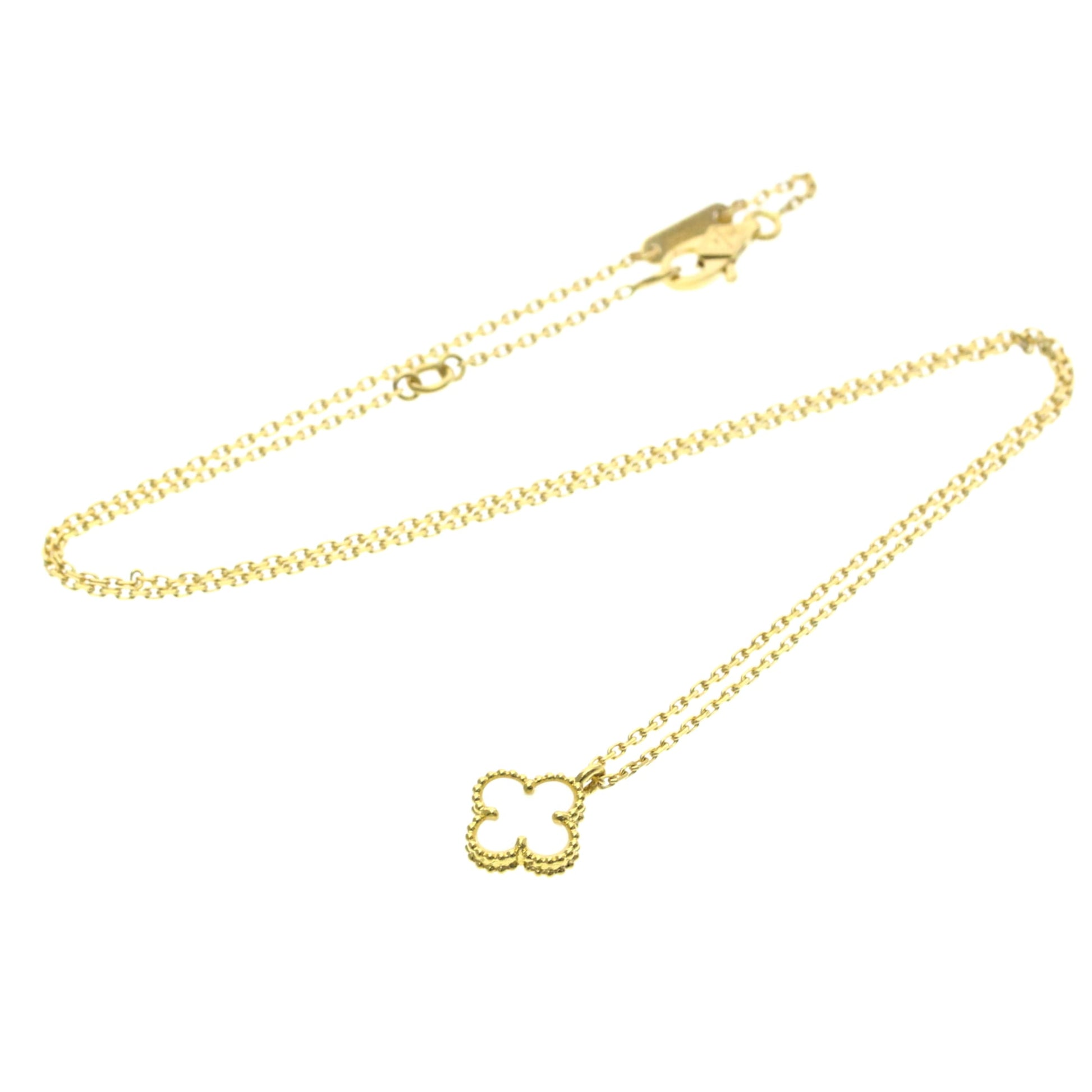 Van Cleef & Arpels Sweet Alhambra Pendant 18K Yellow Gold and Mother of Pearl Product Image