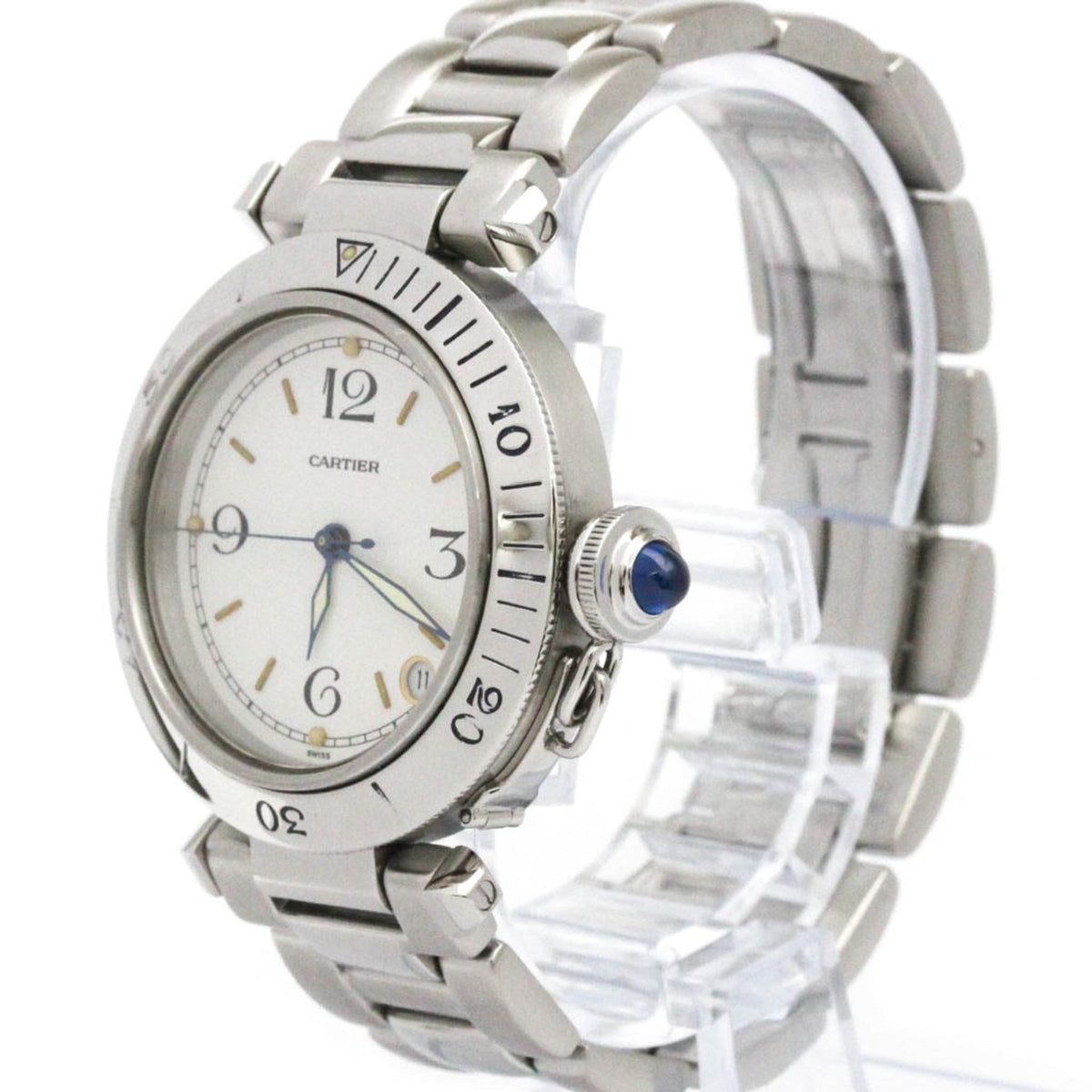Cartier Pasha C Big Date Automatic Stainless Steel 35