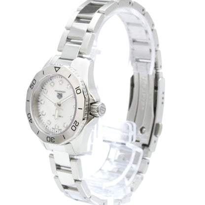 Tag Heuer Aquaracer 200M Quartz Stainless Steel with Diamond Bezel and Markers and Mother of Pearl 30