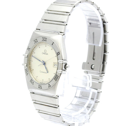 Omega Constellation Quartz Watch Stainless Steel 34