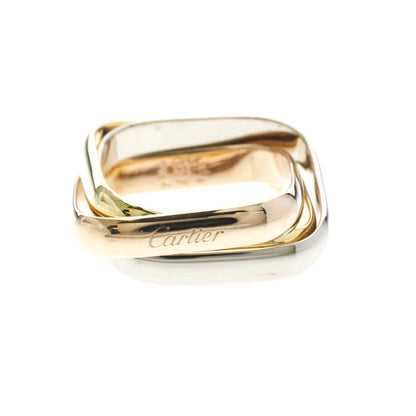 Cartier Trinity Cushion 18K Tricolor Gold Medium