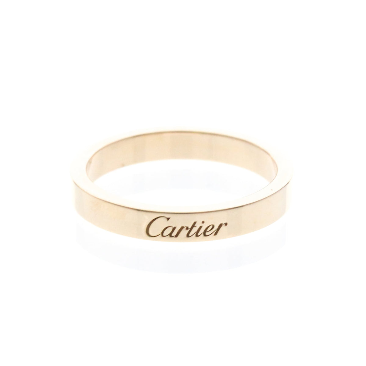 Cartier C de Cartier Wedding Band 18K Rose Gold 3mm