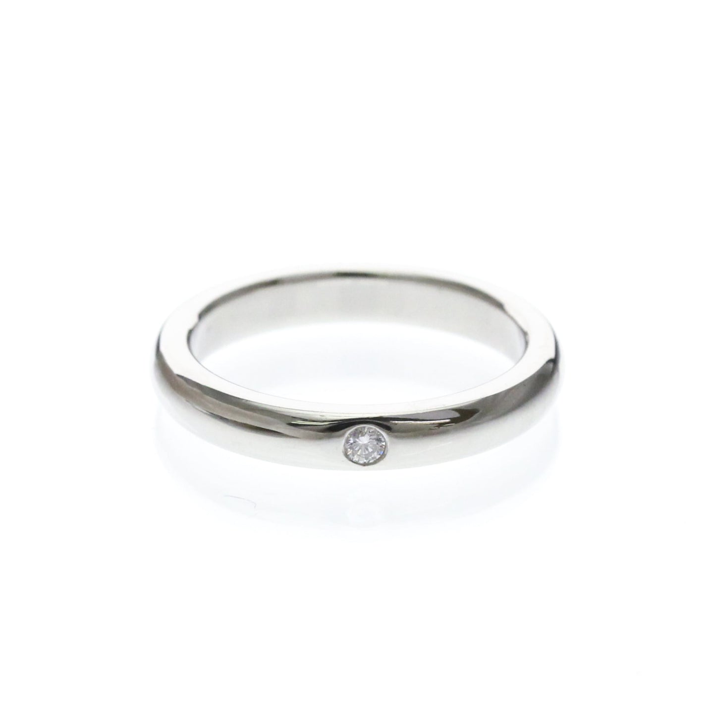 Tiffany & Co. Elsa Peretti 1 Diamond Stacking Band 950 Platinum with Diamond Product Image