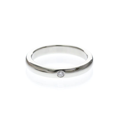 Tiffany & Co. Elsa Peretti 1 Diamond Stacking Band 950 Platinum with Diamond Product Image