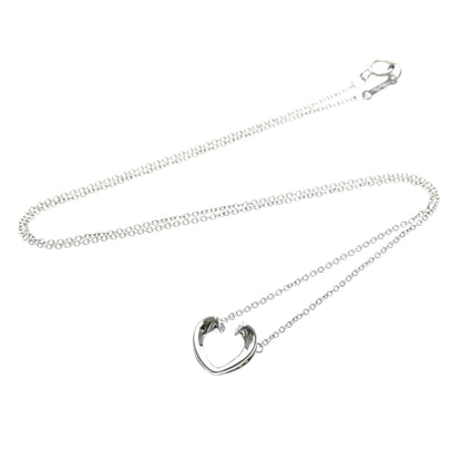 Tiffany & Co. Paloma Picasso Tenderness Heart Pendant 18K White Gold with Diamonds Small