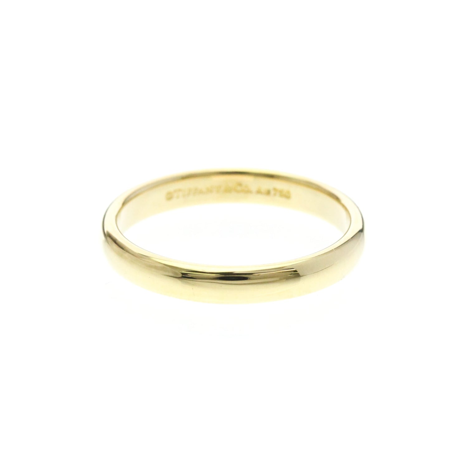 Tiffany & Co. Classic Wedding Band 18K Yellow Gold 3.2 mm