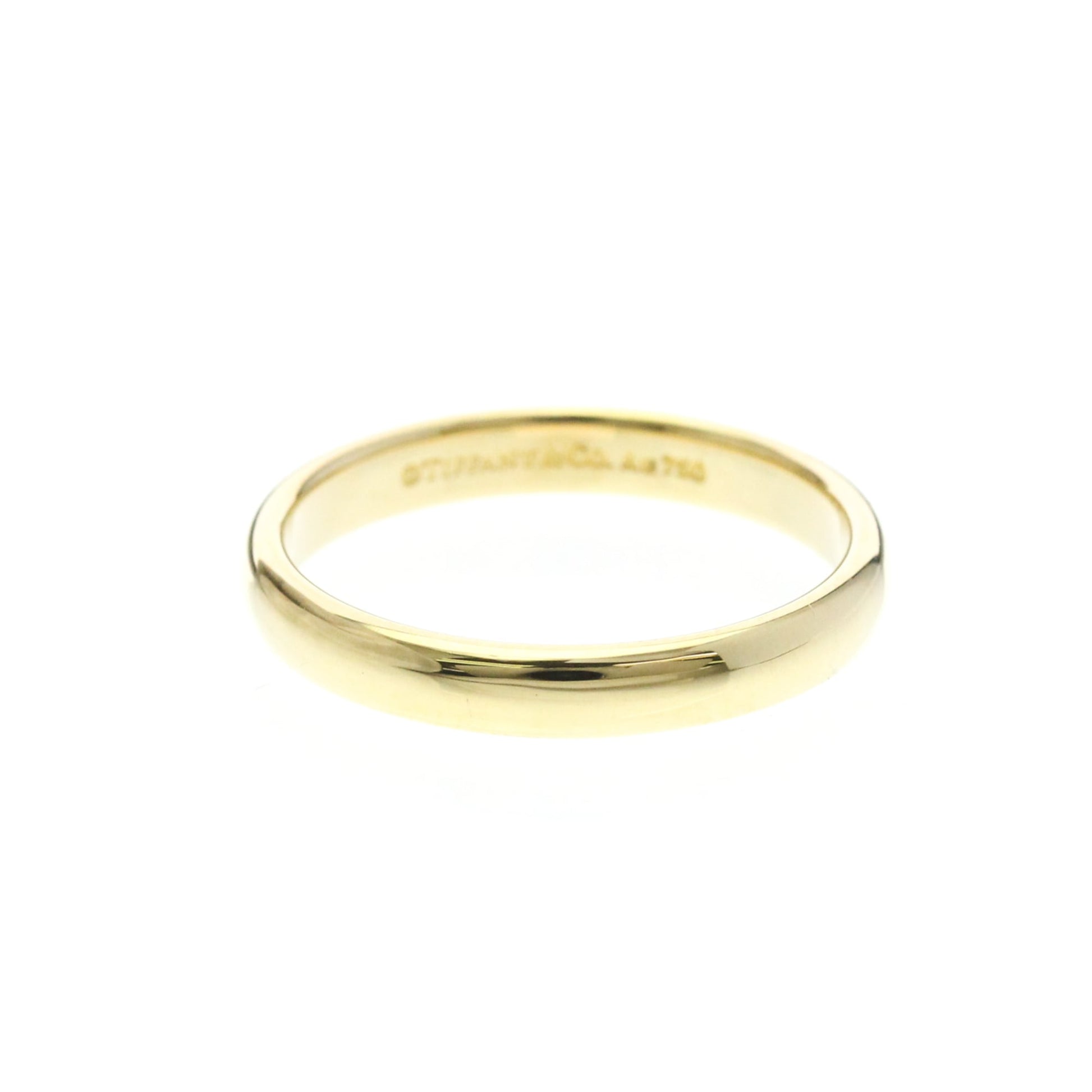 Tiffany & Co. Classic Wedding Band 18K Yellow Gold 3.2 mm