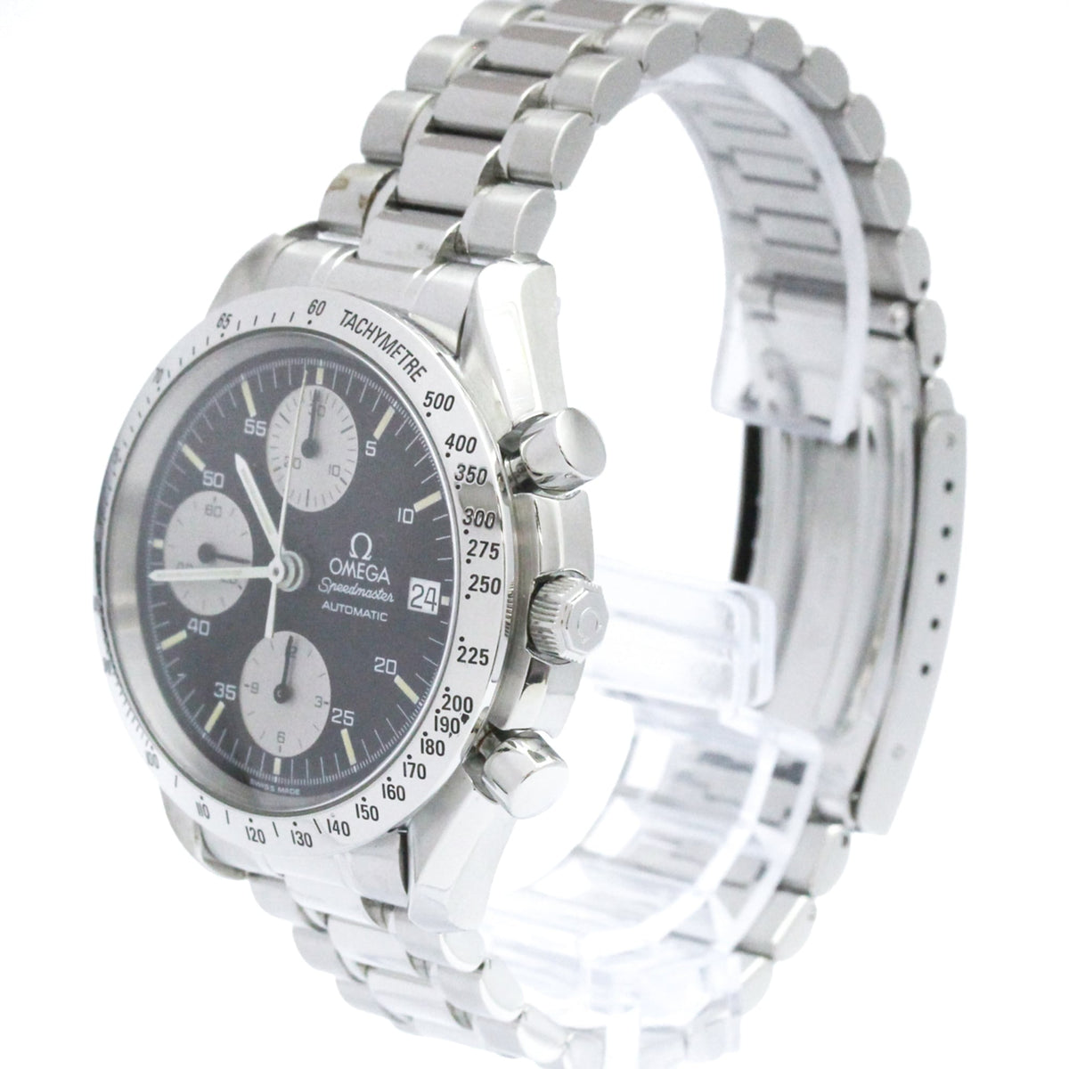 Omega Speedmaster Date Chronograph Automatic Stainless Steel 39