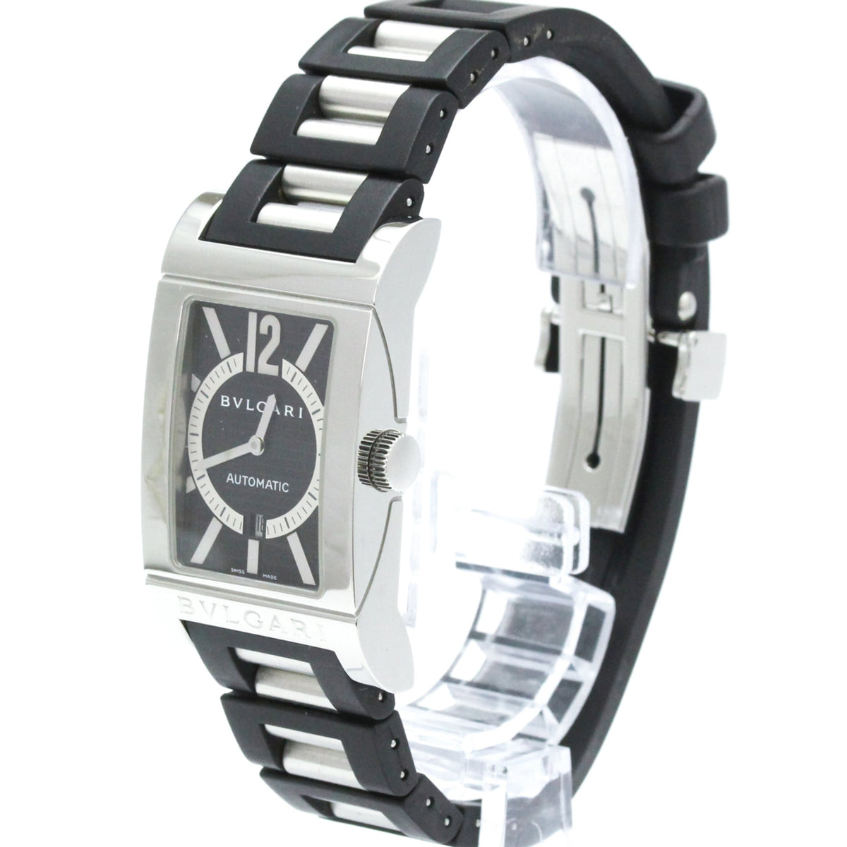 Bvlgari Rettangolo Automatic Stainless Steel 45