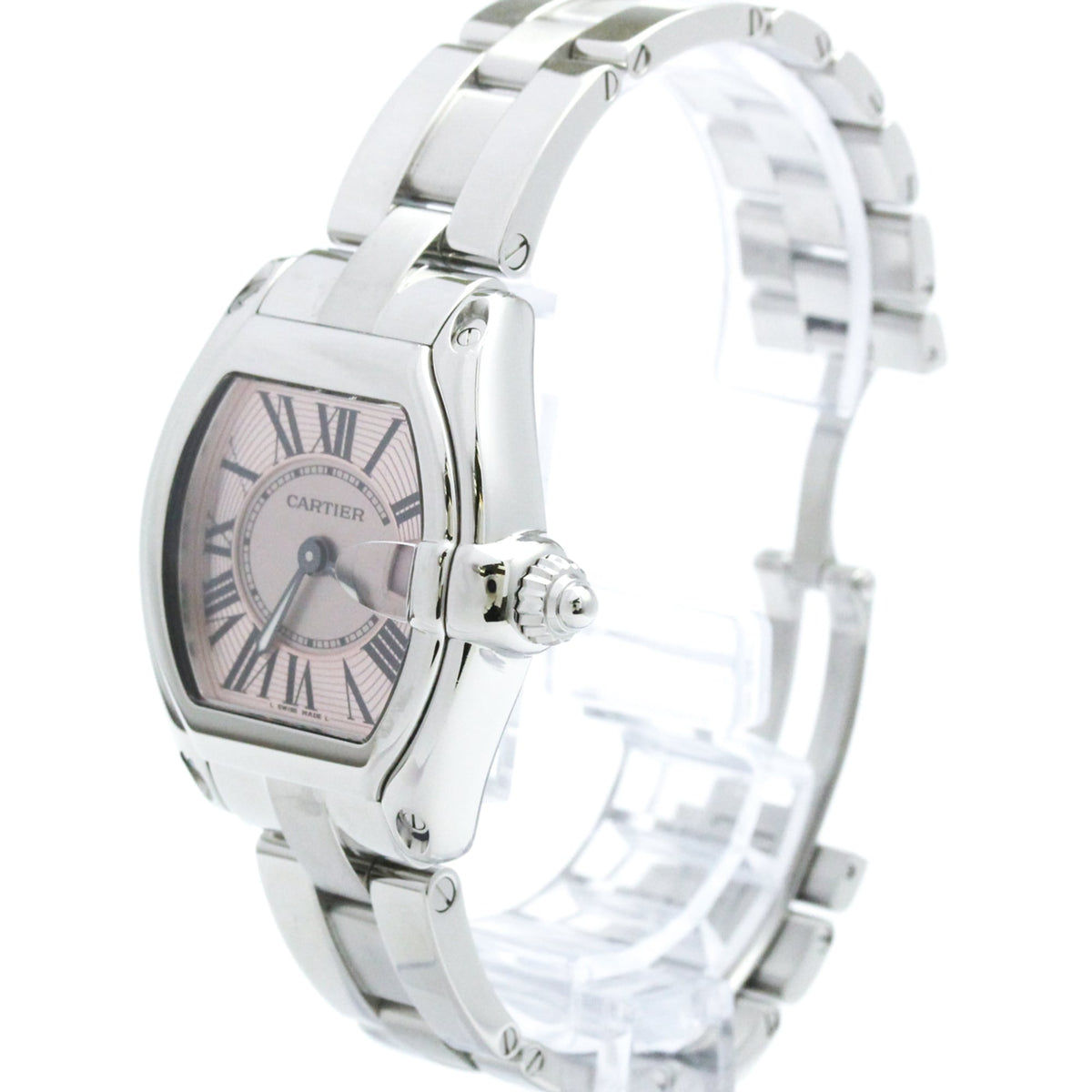 Cartier Roadster Quartz Stainless Steel with Mother of Pearl 31