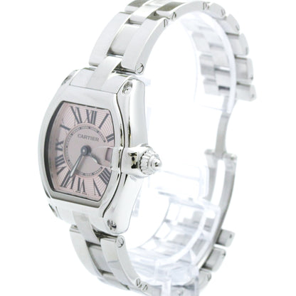 Cartier Roadster Quartz Stainless Steel with Mother of Pearl 31