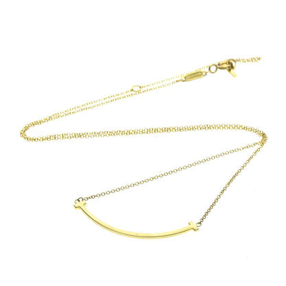 Tiffany & Co. T Smile Pendant 18K Yellow Gold Small