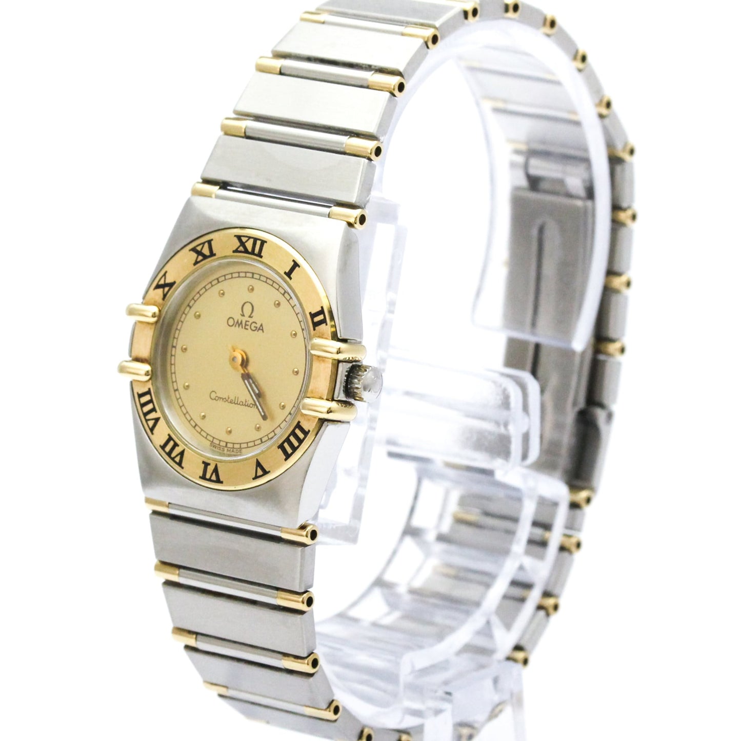 Omega Constellation Quartz Stainless Steel and Yellow Gold 22