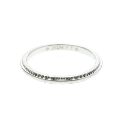 Tiffany & Co. Classic Milgrain Band Platinum 2.5 mm
