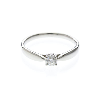 Tiffany & Co. Harmony Solitaire Platinum with RBC Diamond 0.23CT