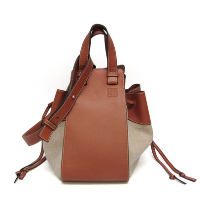 Loewe Hammock Leather and Canvas Small