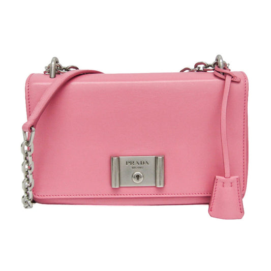 Prada Lux Chain Lock Flap Saffiano Leather Medium