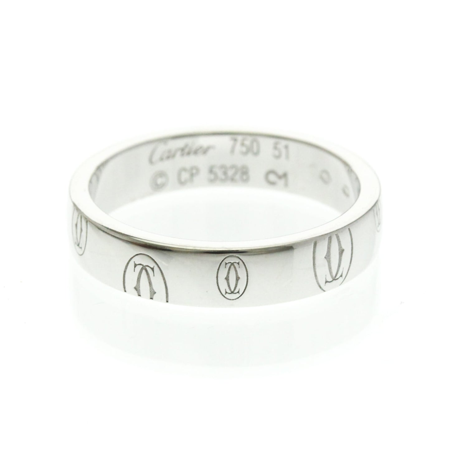 Cartier Logo de Cartier Band 18K White Gold 4mm