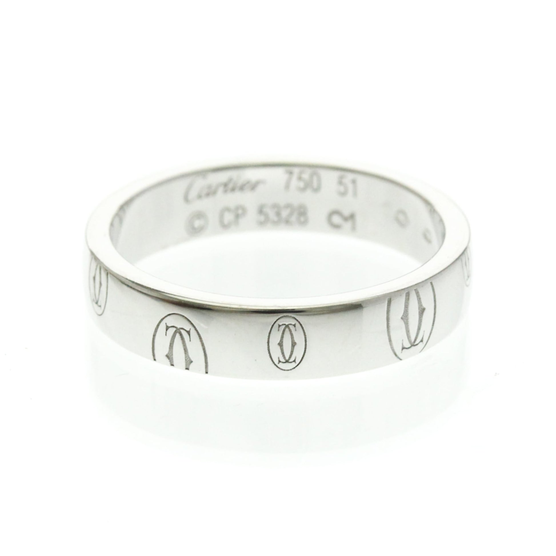 Cartier Logo de Cartier Band 18K White Gold 4mm