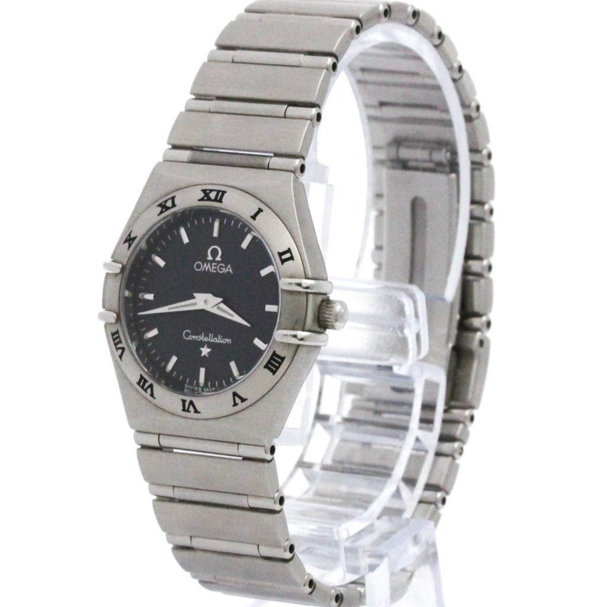 Omega Constellation Quartz Watch Stainless Steel 25