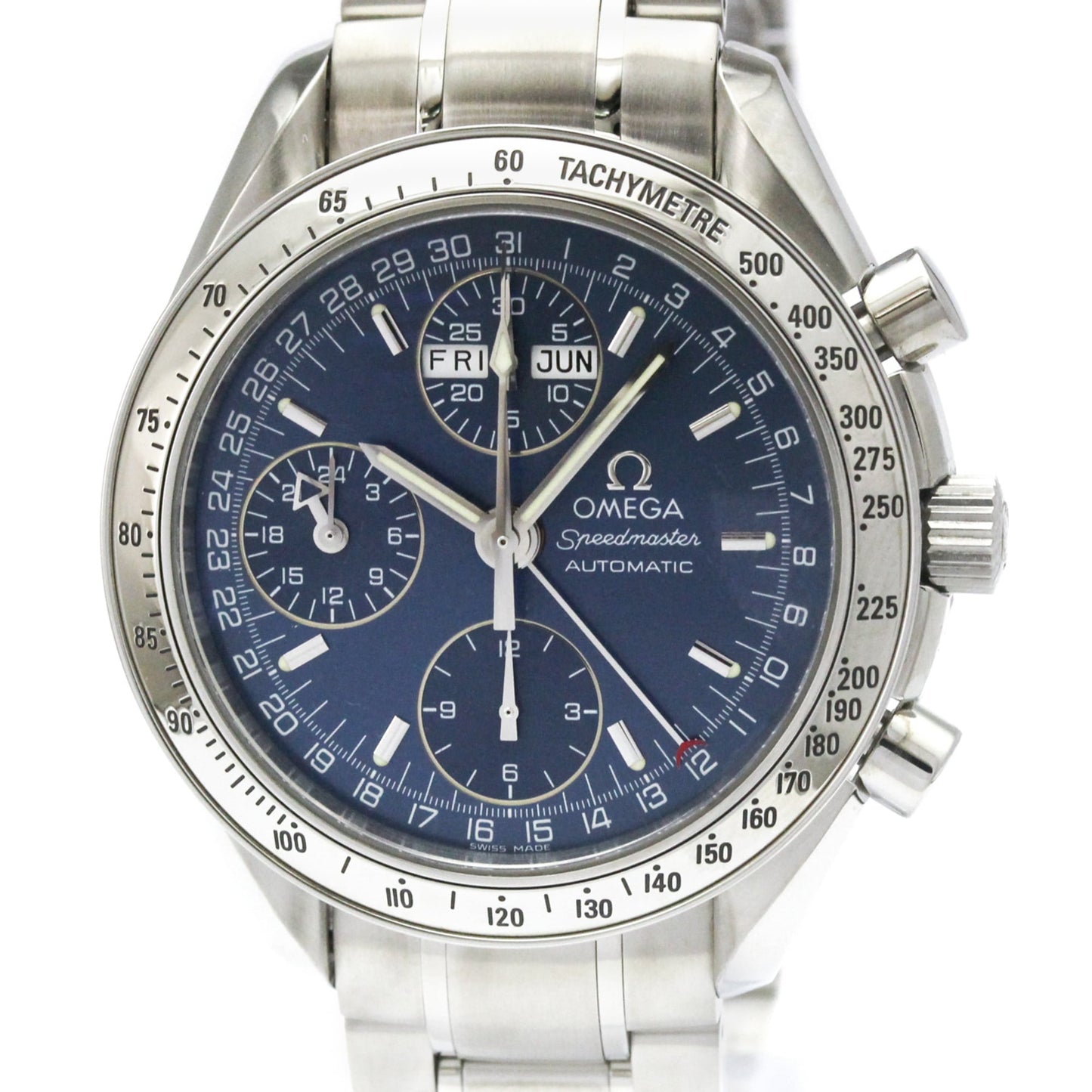 Omega Speedmaster Date/Day-Date Chronograph Automatic Stainless Steel 40