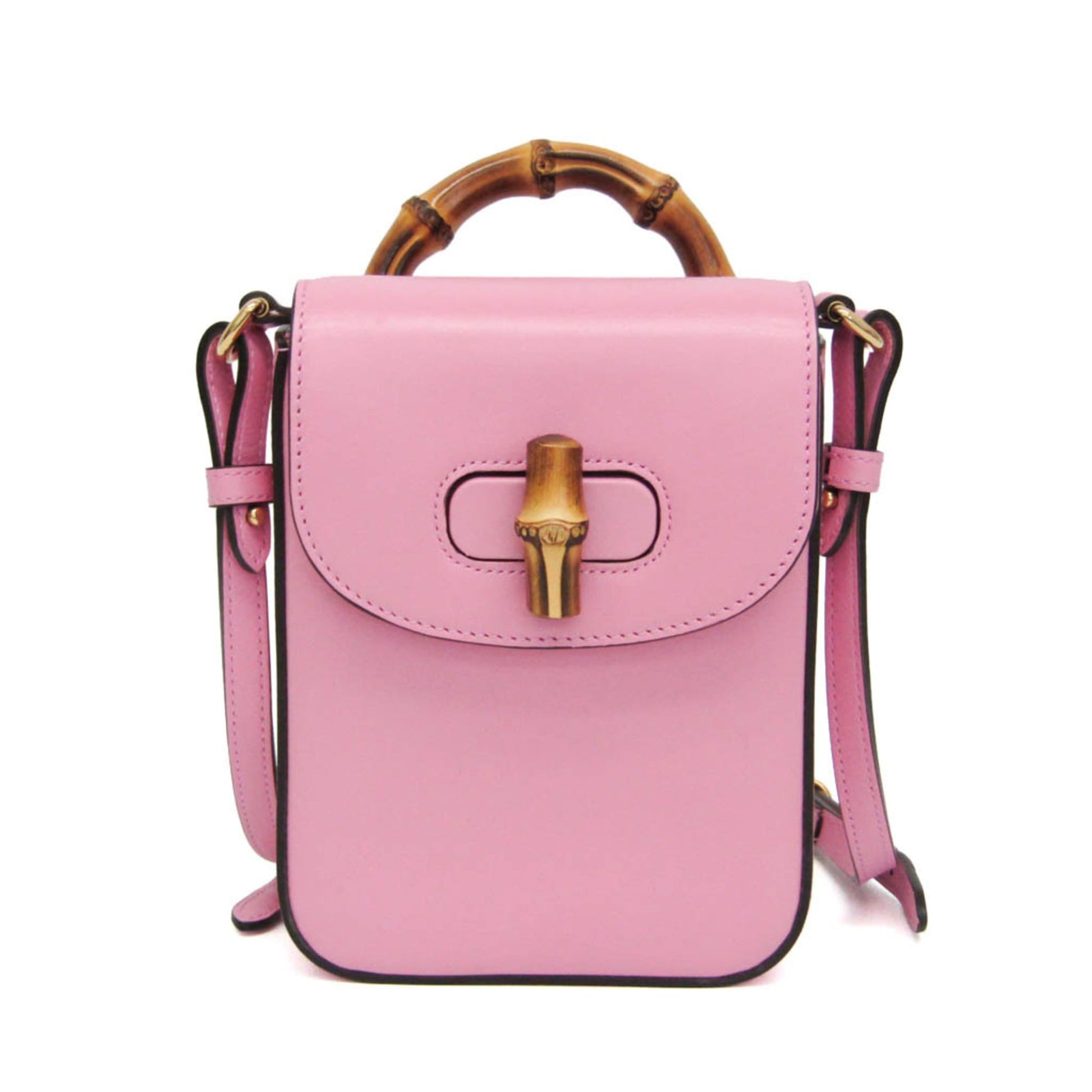 Gucci Bamboo Top Handle Backpack Leather Product Image